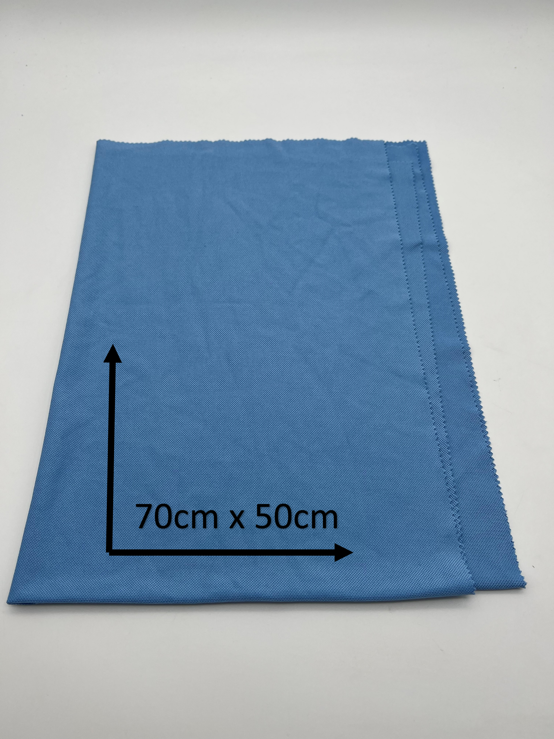 Ultra-Microfasertuch Glaspolish, 70x50 cm, blau, 10 Stück